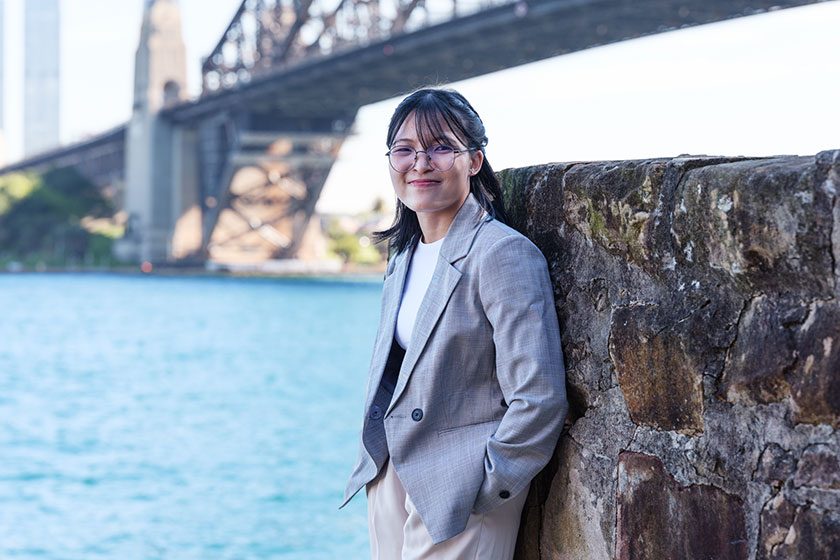 Kaytlyn finds purpose and connection through social work in Sydney