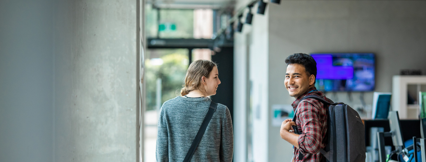 Students on campus